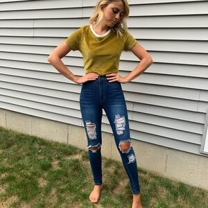 Urban Outfitters Velour Top